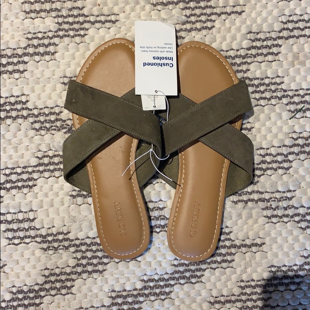Olive Green Sandals